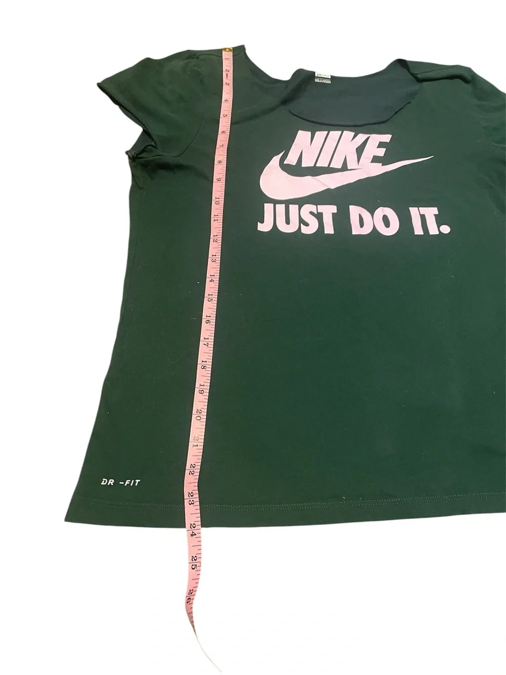 Nike Girls' Green 'Just Do It' Short Sleeve Tee